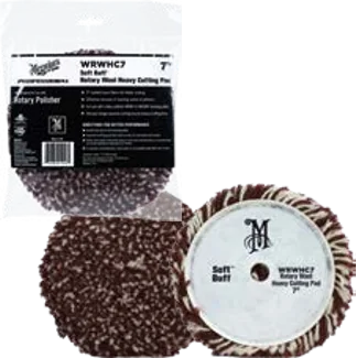 Soft Buff Rotary Wool Cutting Pad