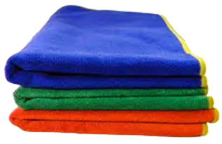 Microfiber Plush Carwash Towels, Edgeless
